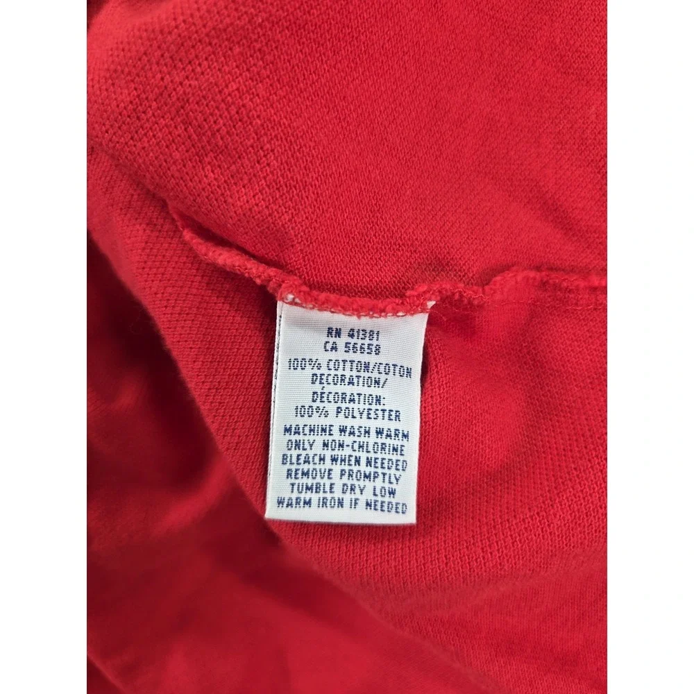 Polo Ralph Lauren Canada Shirt Red Mens 2XL XXL Big Pony Embroidered
